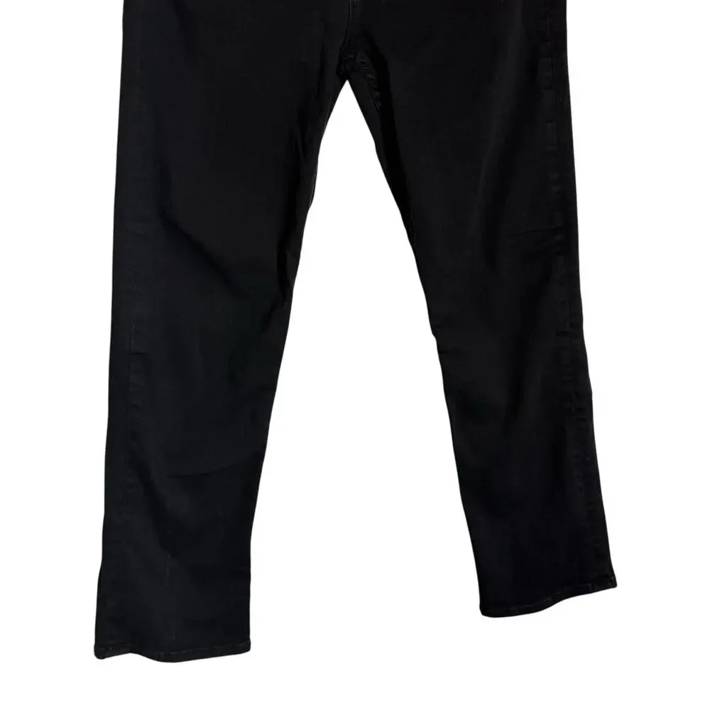 Mother High Waist Rider Ankle Kick Flare Jeans in Not Guilty Black Wash Size 26 - Picture 4 of 10